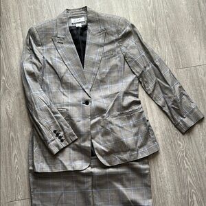 Randolph Duke Skirt Set, Blue/Black/White